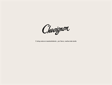 Tablet Screenshot of chevignon.es